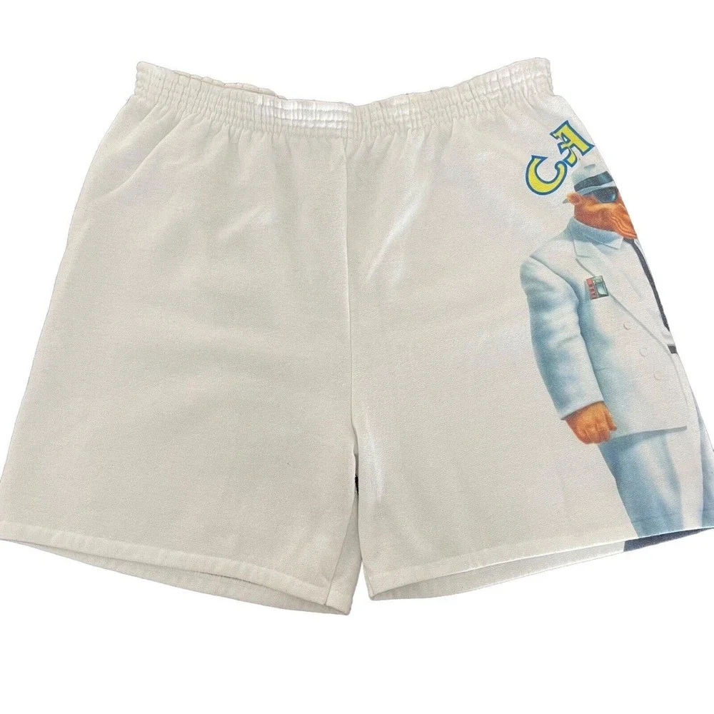 Joe Camel Shorts | Vintage Camel Gangster Cigarettes Promo Shorts One Size Camel Joe | Color: White | Size: One Size Fits All